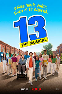 Poster 13 el musical netflix pelicula 2022
