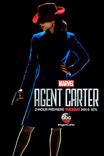 Poster Agente Carter Disney+ Serie Tv Marvel 2015 - 2016