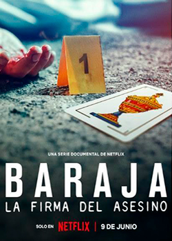 Poster Baraja La firma del Asesino Netflix Docuserie 2023